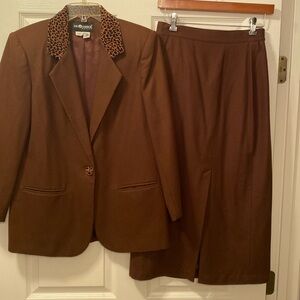 Lovely Wool Jacket and Skirt